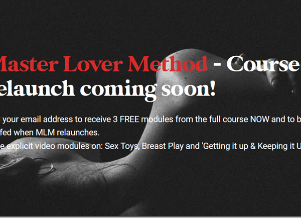James Marshall – The Master Lover Method
